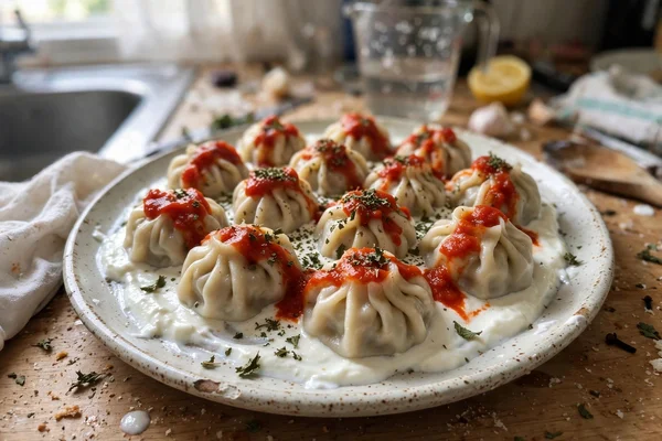 Step 9 — Afghan Mantu