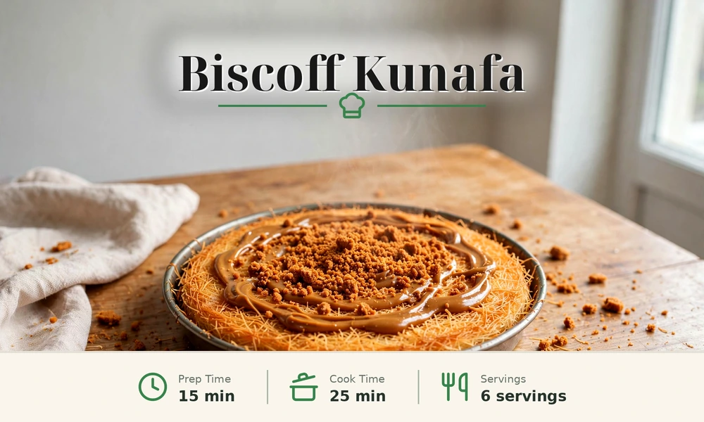 Biscoff Kunafa