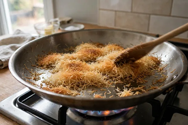 Step 5 — Biscoff Kunafa