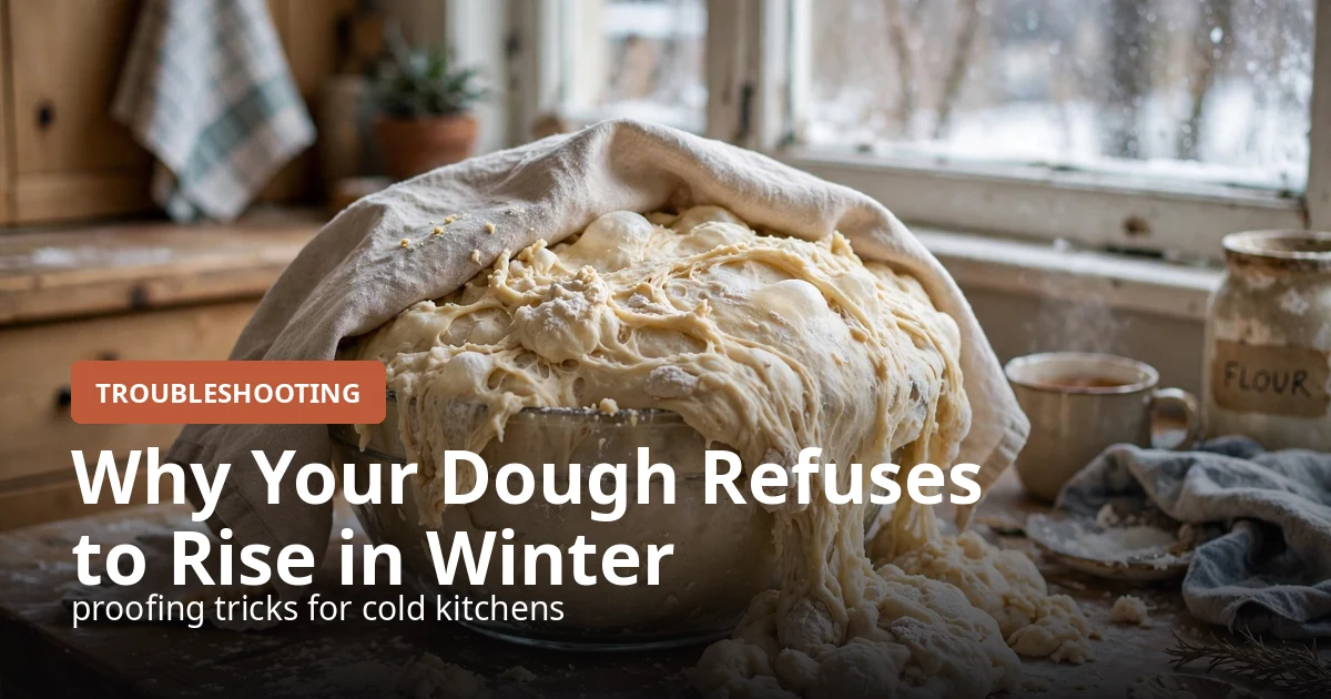 Why your dough refuses to rise in a cold winter kitchen