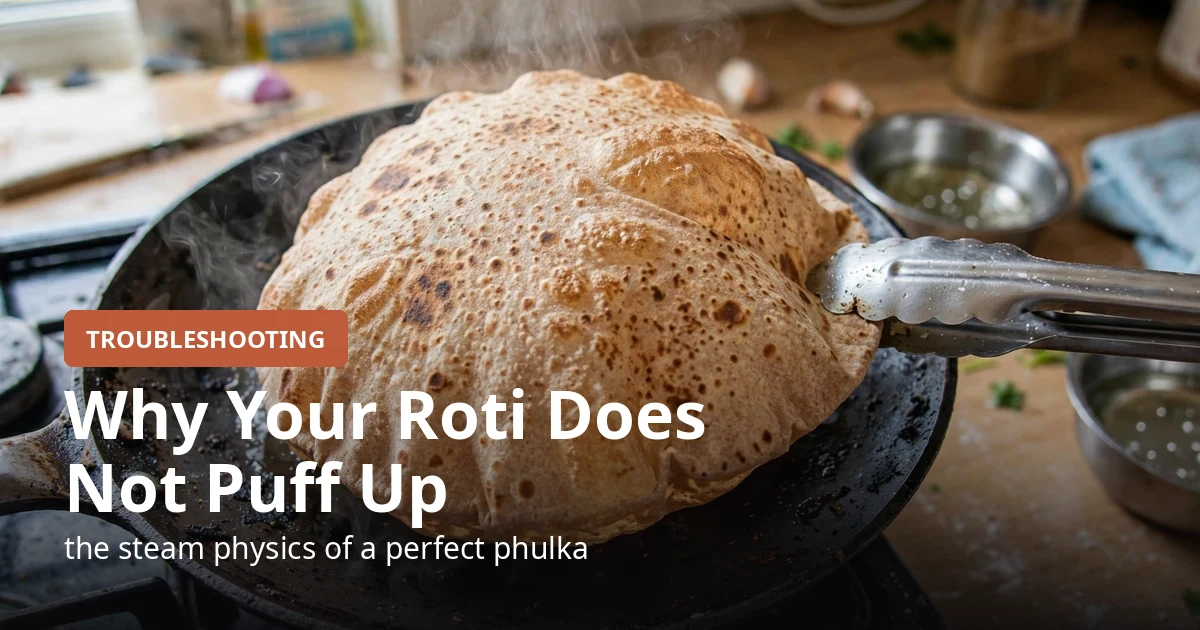 Why your roti does not puff up