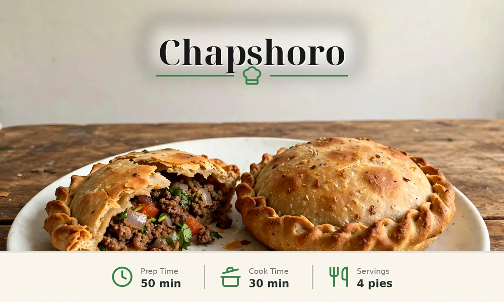 Chapshoro (Hunza Meat Pie)