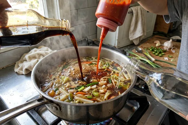Step 7 — Chicken Manchow Soup