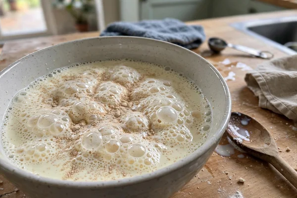 Step 1: Activate the yeast — Kkwabaegi (Korean Twisted Donuts)