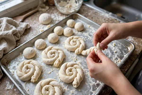 Step 4: Divide and shape ropes — Kkwabaegi (Korean Twisted Donuts)