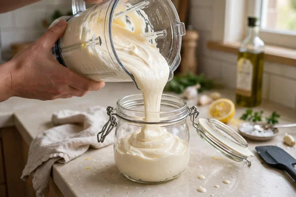 Step 11: Bottle the mayonnaise — Professional Mayonnaise