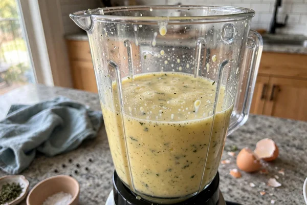 Step 3: Blend the base mixture — Professional Mayonnaise