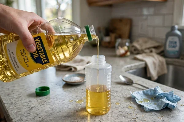 Step 4: Prepare the oil stream — Professional Mayonnaise