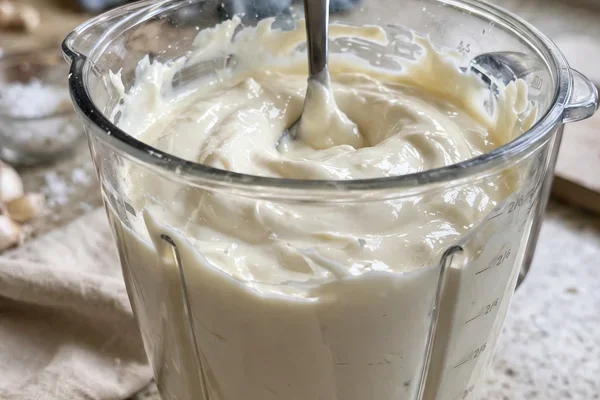 Step 9: Finish all the oil — Professional Mayonnaise