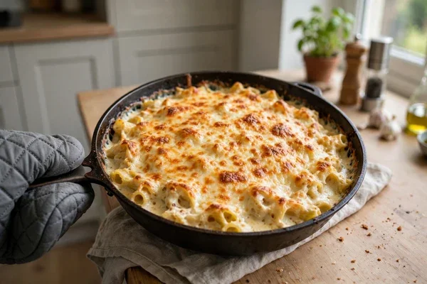 Step 7: bake at 160c — Creamy Restaurant Pasta