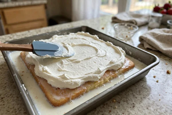 Step 11 — Rasmalai Tres Leches