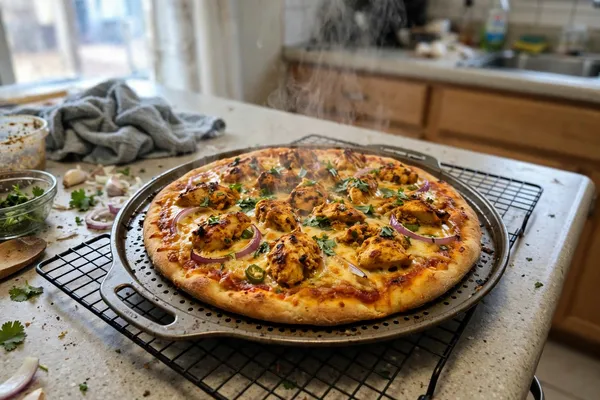Step 27 — Restaurant-Style Chicken Tikka Pizza