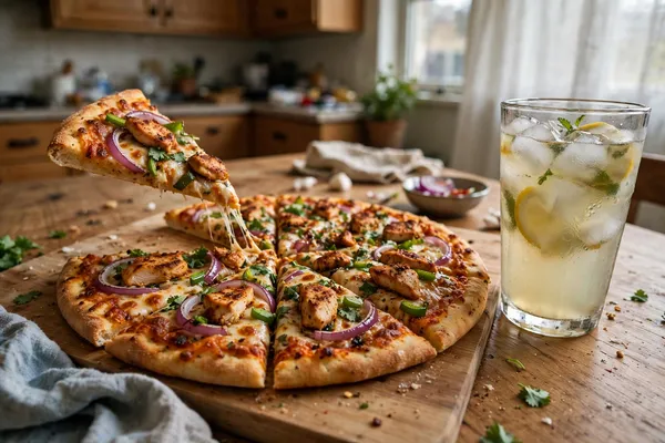 Step 28 — Restaurant-Style Chicken Tikka Pizza