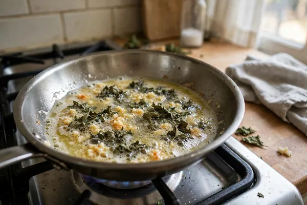 Step 7: Make the garlic mint finish — Shish Barak