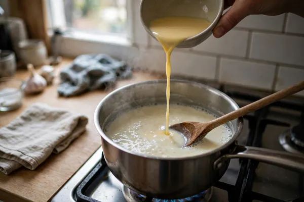 Step 3 — Creamy Wedding-Menu Vanilla Custard