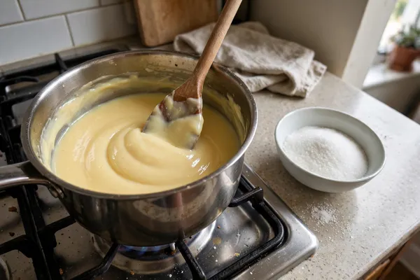 Step 4 — Creamy Wedding-Menu Vanilla Custard