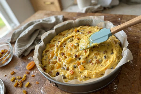 Step 11 — Yellow Bakery Fruit Cake