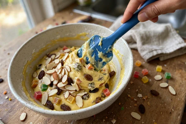 Step 9 — Yellow Bakery Fruit Cake