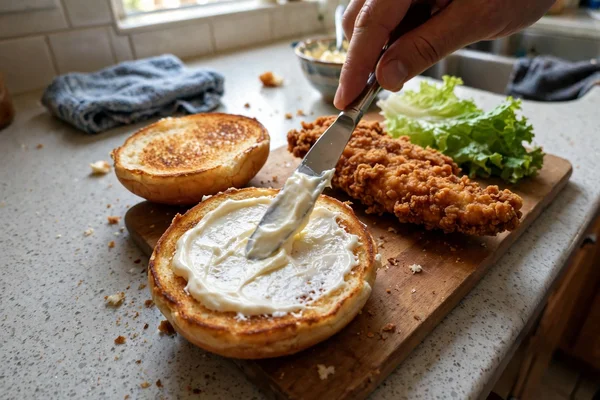 Step 6: Toast the Bun and Assemble Like a Pro — Crispy Zinger Burger