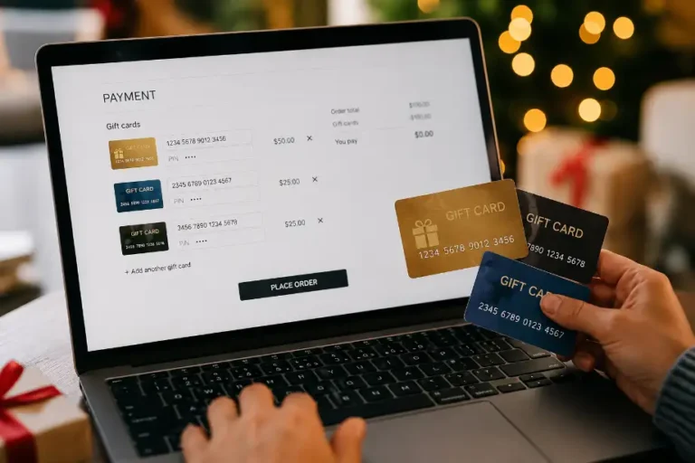 How to Use Multiple Gift Cards for a Single Online Purchase