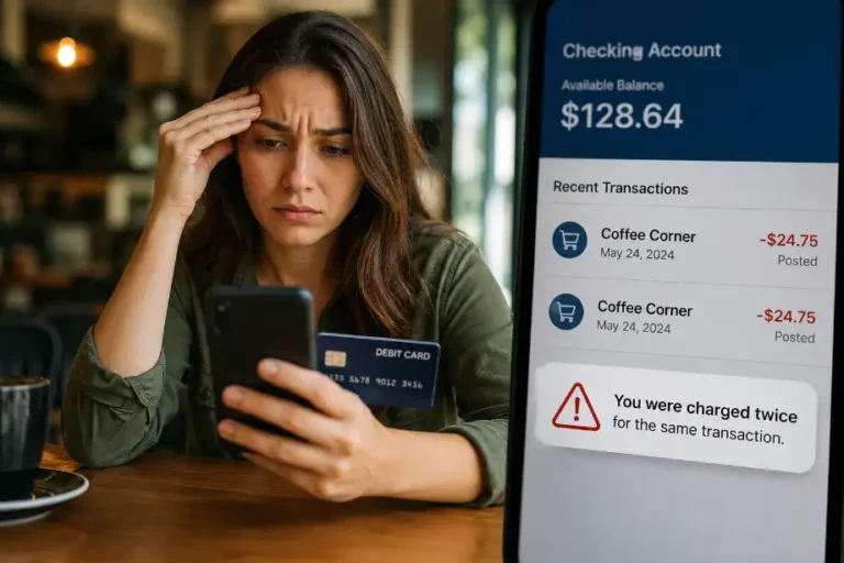What Happens When a Merchant Charges Your Debit Card Twice?