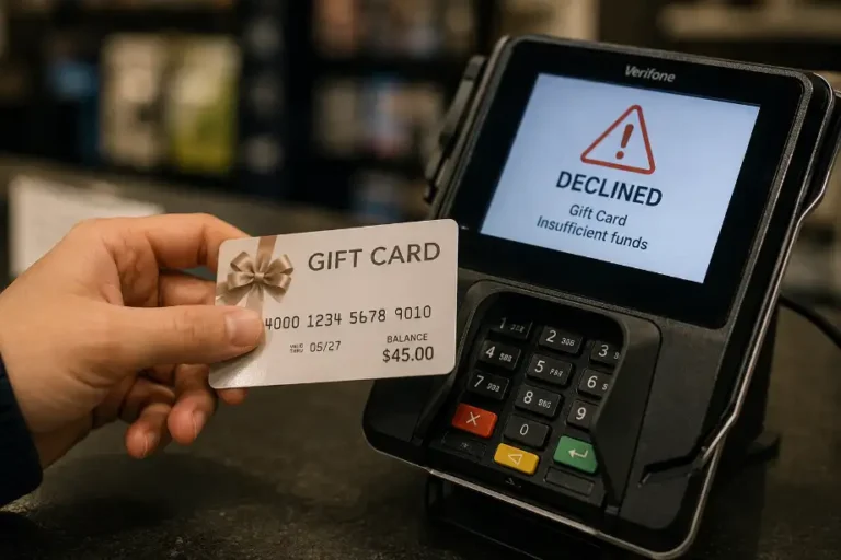 Why Does My Gift Card Show a Balance but Still Get Declined?